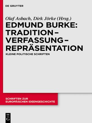 cover image of Tradition – Verfassung – Repräsentation